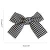 Bow Plaids Hair Clip Y2K Style Hairpin Sweet Balletcore Bunches Hair Clips