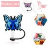 Splash Proof Straw Plug Silicone Drinking Dustproof Cap Creative Straw Topper  Cup Accessories