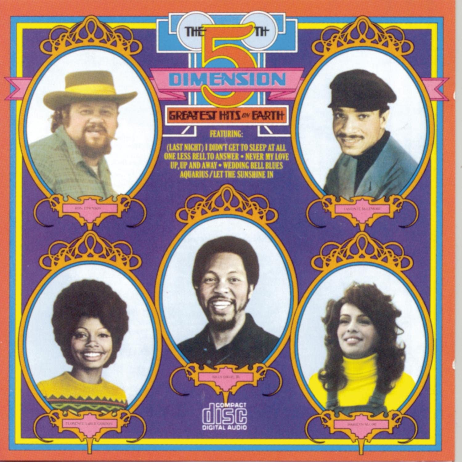 

CD FIFTH DIMENSION - Greatest Hits on Earth ARCD8335 Arista 1987 US Rock Used