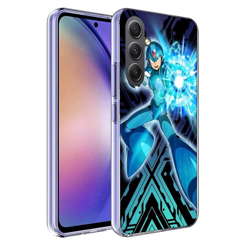 Game M-Megaman R-Rockman Phone Case for Samsung A17 A37 A57 A07 A16 A26 A36 A56 A06 A02S A12 A22 A32 A52S A04S A14 A24 A34 A54 A