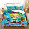 Fashion Super Zings Cute Cartoon Bedding Set Single Twin Full Queen King Size Bed Set Kids Bedroom Duvetcover Sets Bed Sheet Set