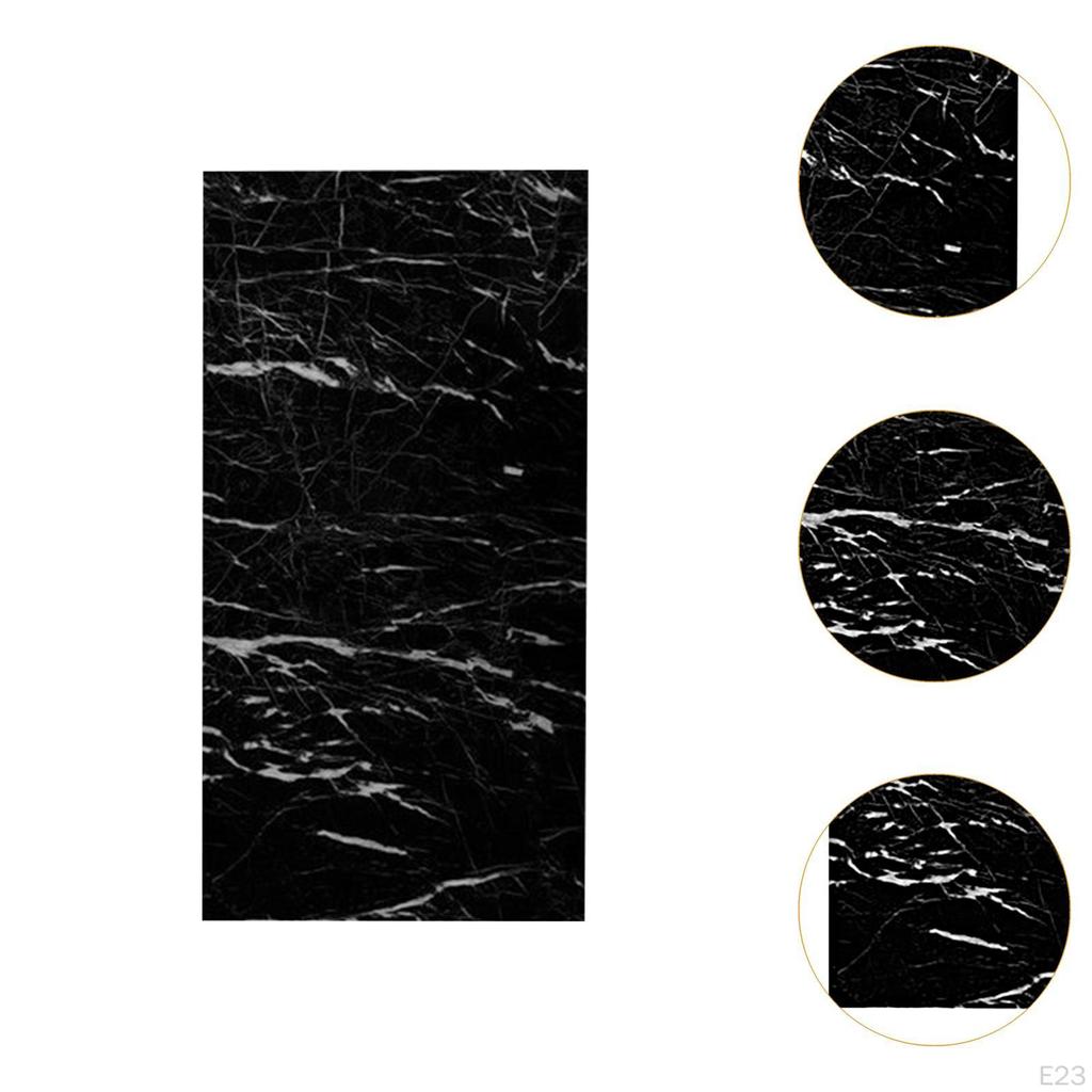 Elegant Marble Effect Tile Sticker for Kitchen And Bathroom Decor