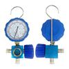 Air Condition Manifold Gauge with Sight Glass for R22/R410A/R134A/R404A High and Low Pressure A/C Refrigeration Tool