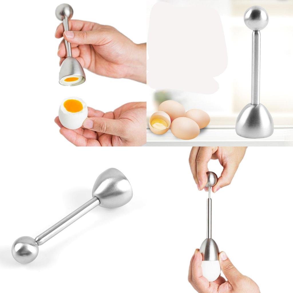 Høykvalitets eggåpner i rustfritt stål med elegant og moderne finish