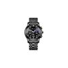DIZIZID Men's Analog Quartz Chronograph Watch Black Stainless Steel Date Display Waterproof Multi-Function