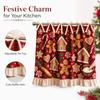 5476 cm Christmas Oven Curtain for Kitchen Dishwasher, Appliance Cover