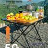 Portable Outdoor Folding Camping Table and Chairs Set - Egg Roll Design for Picnics and Tea