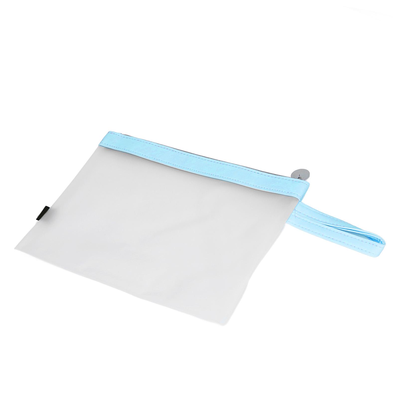 File Bag sy Carry Frosted Material Feel Comfortable Transparent   Waterproof Folder Bags