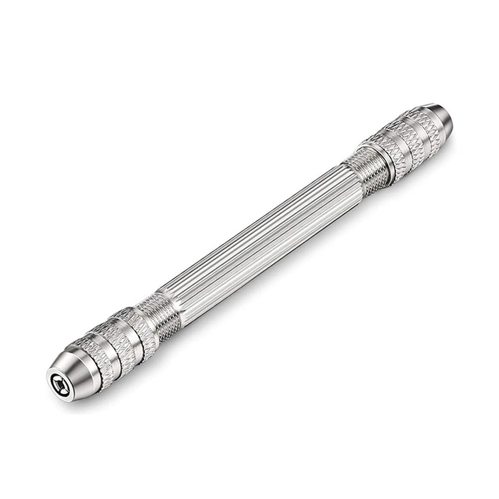 Double-Head Hand Drill Base, 0.8-3.0mm, Copper Jewelry Making Tool, Wire Twisting Tool, DIY Hairpin Keychain Bracelets Necklace
