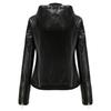 Winter Warm Women Short Coat Leather Jacket Zipper Tops Overcoat Outwear