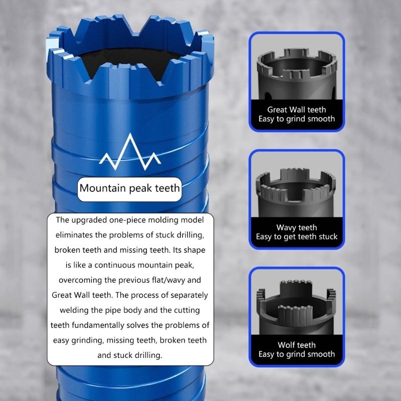 Diamonds Hole Opener With Alloy Construction For Masonry Drilling Diamonds Hole Opener 370mm Concrete Core Drill Bit