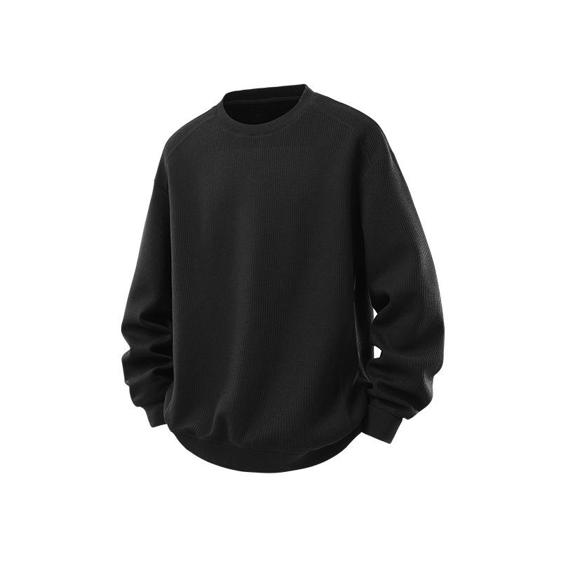 Men s Winter Mountain Style Loose Round Neck Long Sleeve Hoodie 2XL