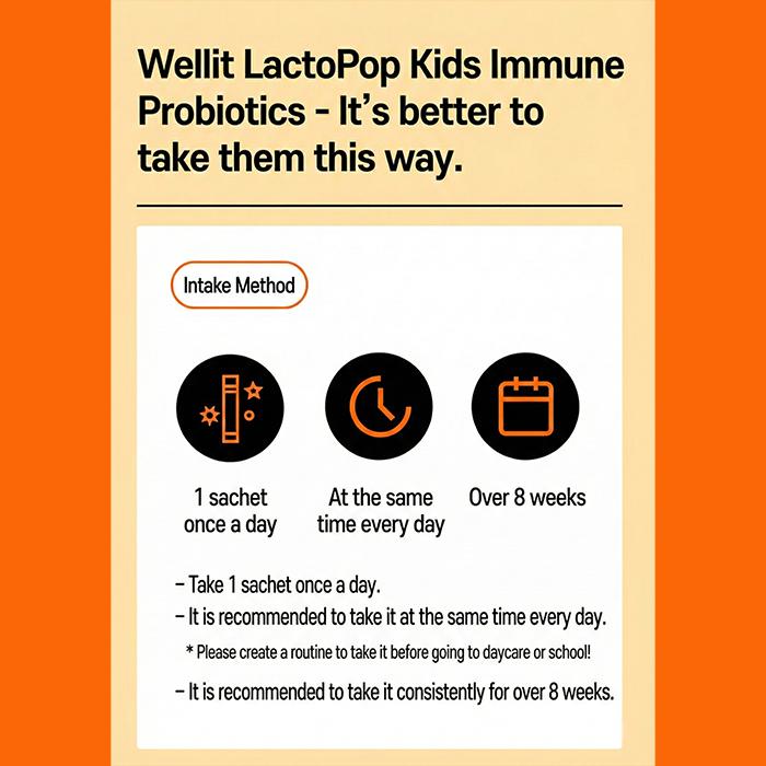 WELLIT LACTOPOP Kids Immune Probiotics (3 Options)