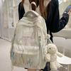 Summer New High-Value Japanese and Korean Fresh Forest Style Casual Backpack Student Impressionist Double Shoulder Bag