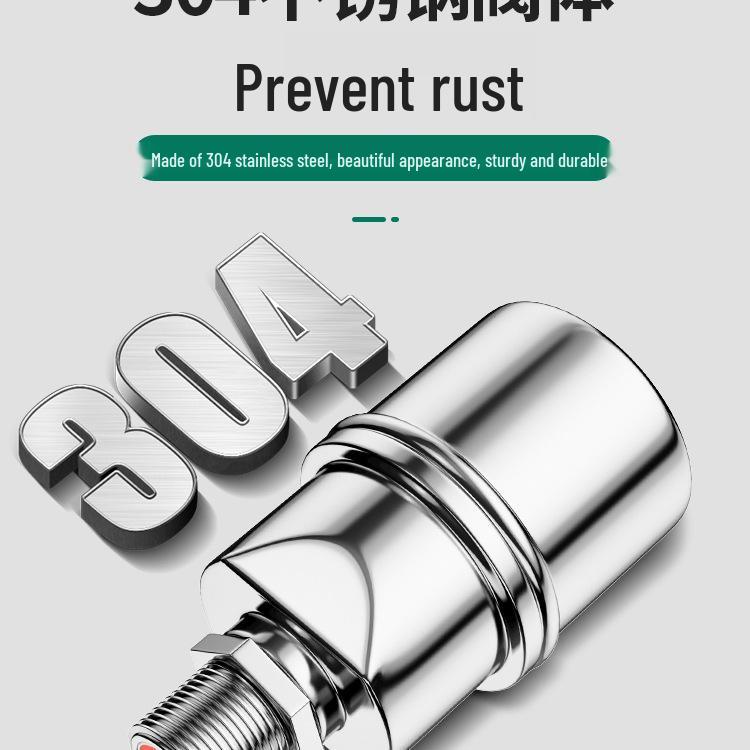 304 Stainless Steel Automatic Float Valve Water Level Controller with Auto-Stop Function, 4/6 Points Valve.