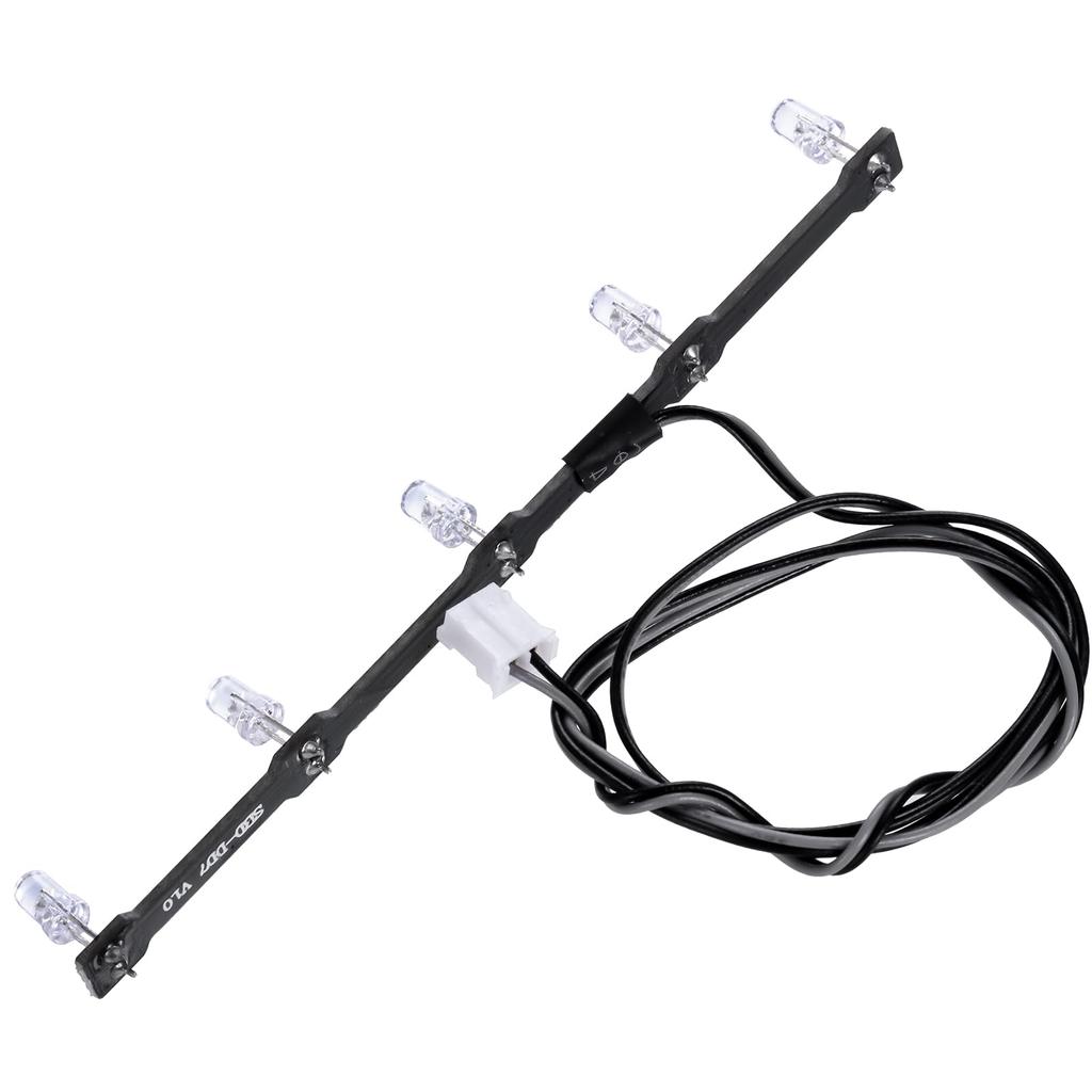 TRZX 5-LED White Spotlight Roof Headlight for 1/14 Scale Tamiya Scania 770S 6x4 56368 8x4 56371 RC Trucks