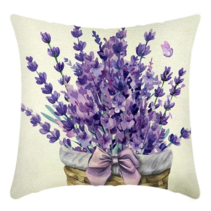 New Tropical Plant Leaves Rainforest Linen Cushion Pillow Cover