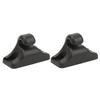 2PCS Sun Visor Mount Bracket Clip 94473143900 Black Compact Structure Scratch Resistant Fit for 924 944 968