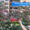 Diatomaceous Earth Powder Duster Garden Powder Dispenser Puffer Sprayer with Telescopic Extension Rod