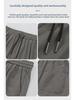 Men's Summer Trend Wide-Leg Ice Silk Casual Trousers - Loose Straight Sports Pants