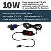 Mini Aquarium Heating Rod Fish Tank Aquarium Heater Submersible Thermostat Heater 18-34°C Adjustable Temperature USB Charging+