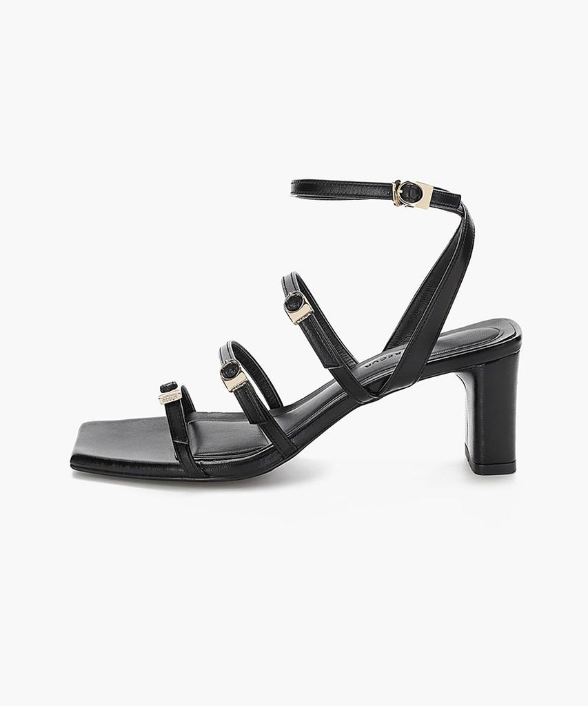 Recur Ecur Anello Daily Strap Sandals Black 1237