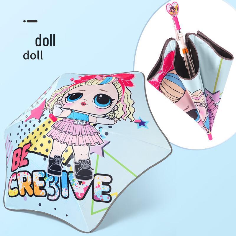 Nanjiao Kids Ice Princess UV Protection Straight Umbrella