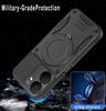 For Oppo A5x 5G Magnetic Case Shockproof TPU + PC Phone Back Cover with Kickstand