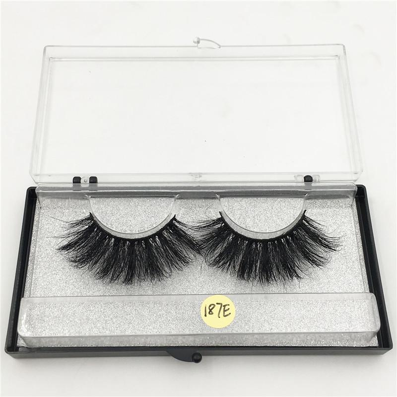 RED SIREN 1 Paar Wimpern Großhandel 100% Nerzhaar Falsche Wimpern Handgemacht 25mm Wimpern Dramatisch Dick Lang 3D Nerz Wimpern Make-up