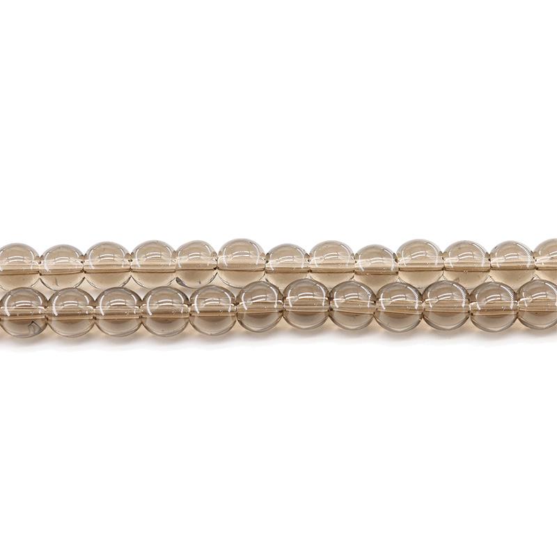 Brown Glass and Crystal Natural Stone Beads for DIY Jewelry Making Accessories