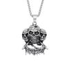 Domineering Hip-hop Rock Style Skull Necklace Sweater Chain Jewelry