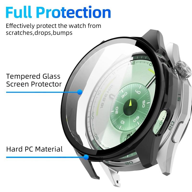 PC Case Glass for Huawei Watch GT 6 46MM 41MM Anti-scratch Screen Protector Frame Bumper for Huawei Watch GT6 GT 6 Cover Shell