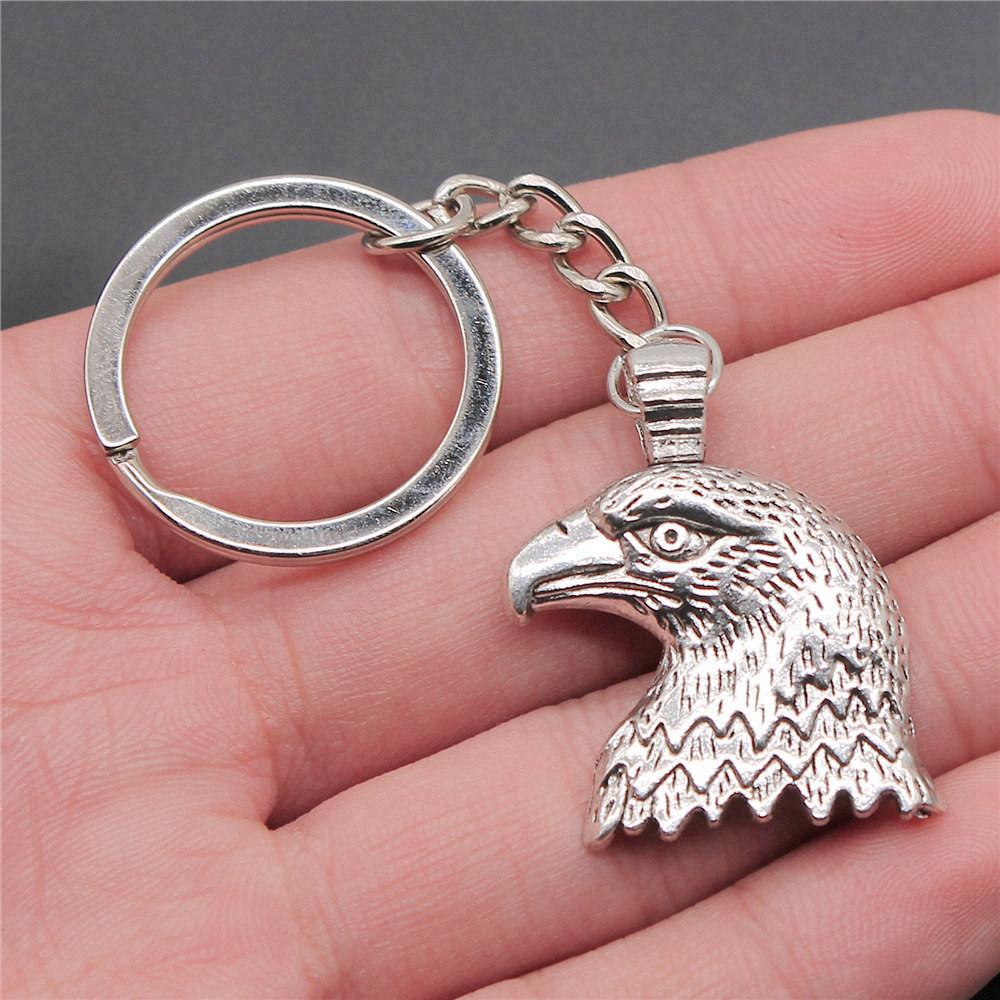 Porte-clés Gothique Biker Aigle Crâne Ailes pour Étudiants Nouvelle Arrivée Statement Cadeau d'Anniversaire Accessoire de Voyage Doux