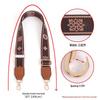 Extended Leather Women's Bag Strap - Non-Fading Jacquard Webbing for Handmade Computer Bags
