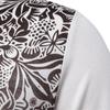 New Design Gradient Printed Cotton Blend Polo Shirts for Men Short Sleeve Summer Fashion Mens Polos