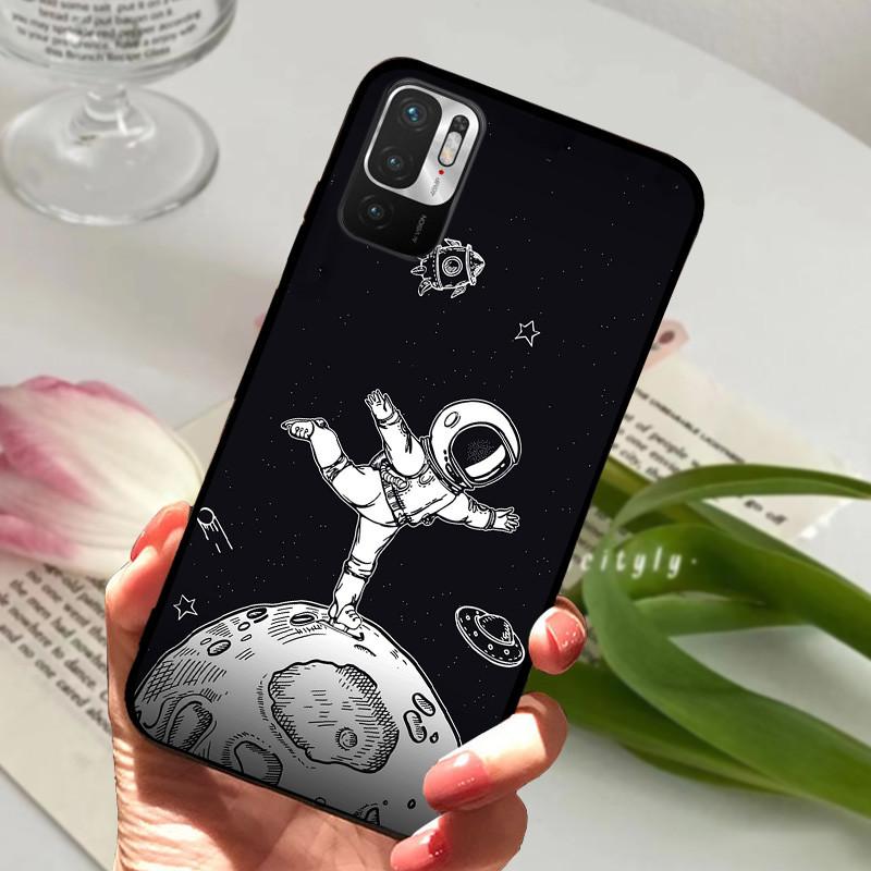 Für Redmi Note 10 5G Hülle M2103K19C Tier Silikon Weiches TPU Handyhüllen Für Xiaomi Poco M3 Pro 5G Stoßfest Bumper Fundas