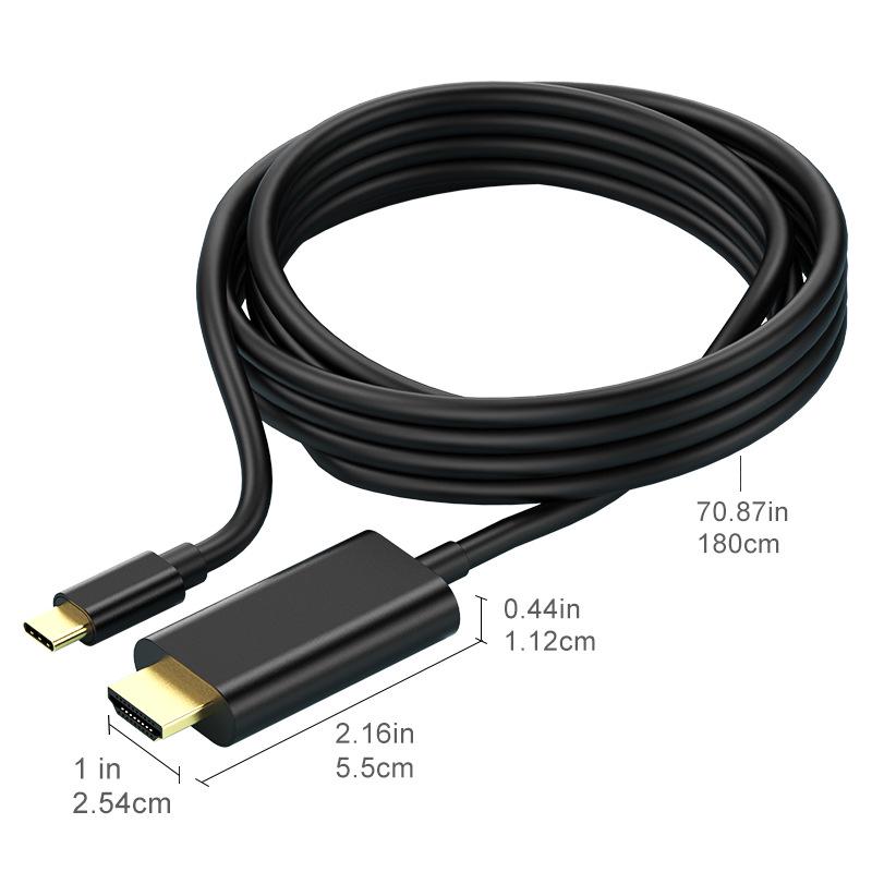 4K60Hz 1.8m Type-C to HDMI Screen Mirroring & Expansion Cable