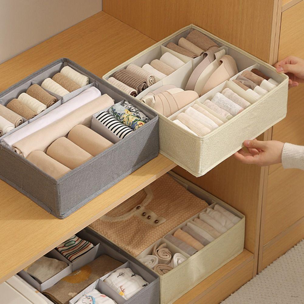 Dustproof Bra Storage Case Foldable Wardrobe Socks Organizer Convenient Underwear Storage Box  Home