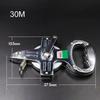 30/50/100m Handheld Stainless Steel Frame Ruler Tape Measure Measuring Tool