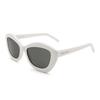 Cat Eye Sunglasses Ivory/Grey Women Eyewear White SL-68-004