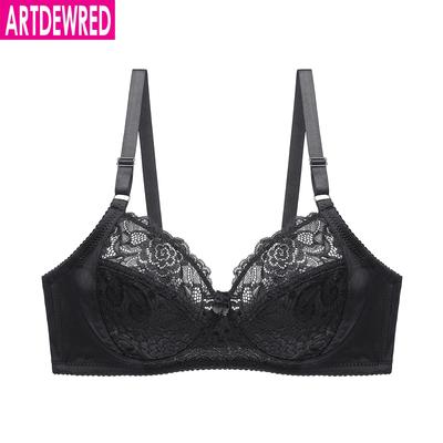 Artdewred Plus Size Bra Ultrathin Lace Bralette For Woman Racerback Cotton Brassiere Bras Underwears