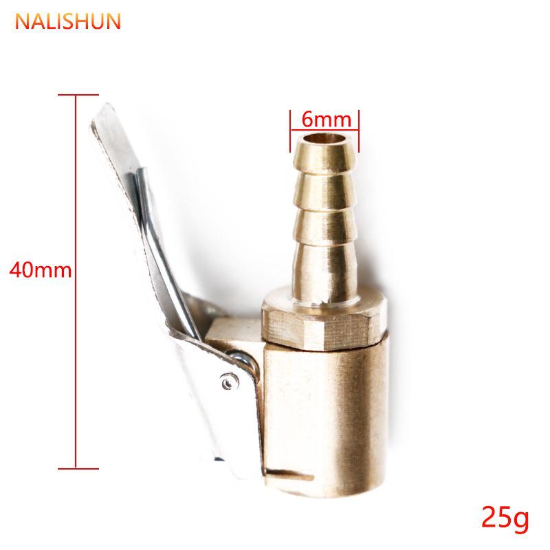 Snabbkoppling Bil Däck Uppblåsningsmunstycke Adapter - Clip-on Pumphuvud