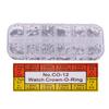 1.4 2.8mm 12 Sizes Rubber Rings Watches Gaskets Tiny Crown O Ring Box Set for Waterproof Seal
