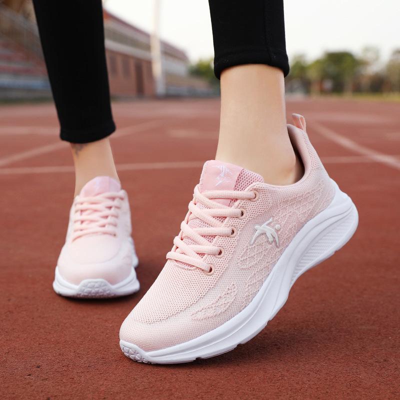 New Versatile Breathable Mesh Running Shoes Women's Shoes 2025 Spring and Summer Sports Shoes Lightweight Soft Sole Casual Travel Shoes