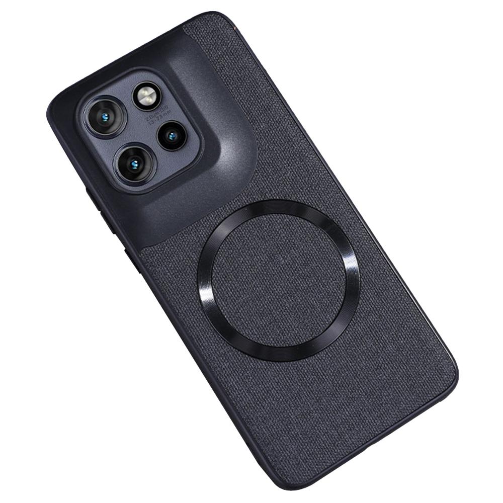 For Motorola Edge 50 Neo 5G/Moto S50 5G/Thinkphone 25 5G Magnetic Case Drop-Proof TPU+Cloth Back Phone Cover