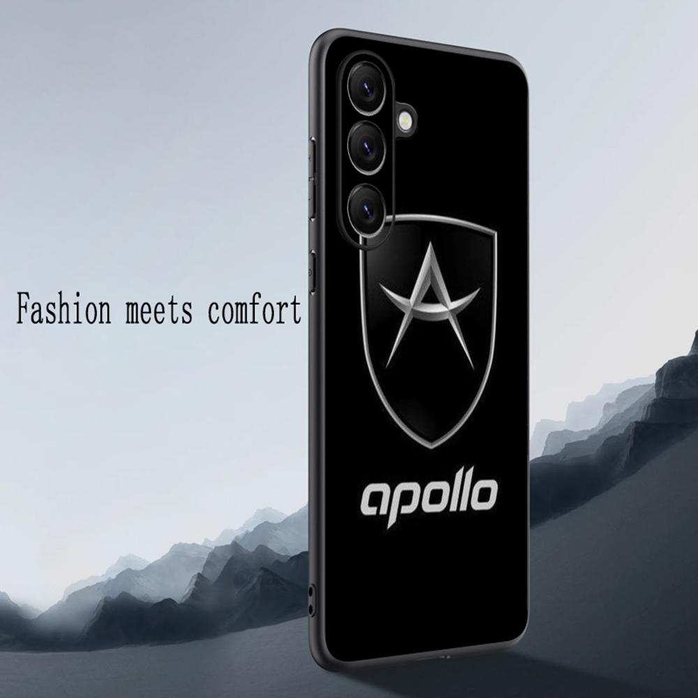 Apollo IE Automobil Cool Sports Car Phone Case For Samsung Galaxy S26 S25 S24 S23 S22 S21 Plus Ultra Note20 Soft Black