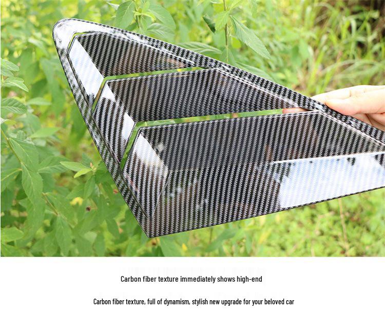 Rear Window Louvers/Air Vent Spoiler for Roewe I6/Ei6/I6Plus Triangular Window