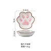 Keramisch Kruidenbakje Japan Creatief Kattenpoot Sausbakje Porselein Tafelgerei Koreaans Schattig Sojasausbord Huiskeukenbenodigdheden