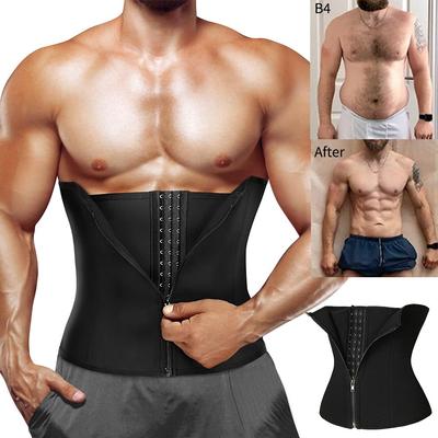 Erkekler Bel Eğitmen Korseler Cincer Zayıflama Vücut Şekillendirici Karın Kontrol Shapewear Egzersiz Düzeltici Neopren Ter Spor Kuşak Sauna Fitness Kemeri