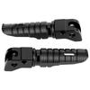 1 Pair Aluminum Alloy Rear Foot Peg Motorcycle Modification Accessory Fit for 125 250 300 RC200 390 2014+(Black )